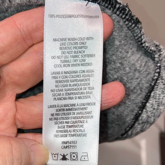 Calvin Klein Women's Heather Gray Hooded Jacket - Picture 4 of 7